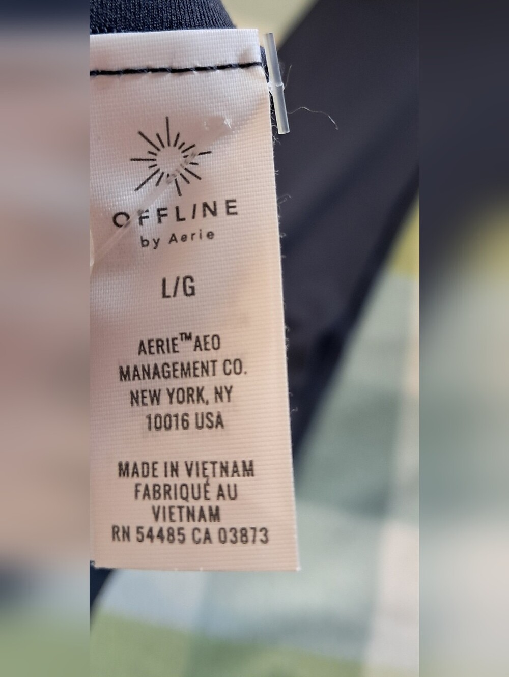 Offline By Aerie Real Me 7/8 Hi-Rise Navy Blue Leggings Size Large NWT - Picture 7 of 8